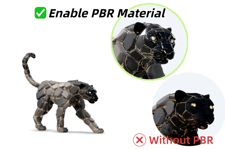 Apply PBR Materials For Realistic 3D Results