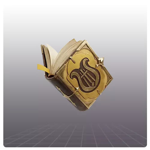 Magic book 3D model