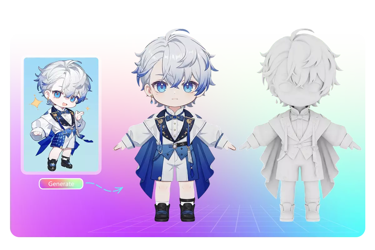 two 3d model types