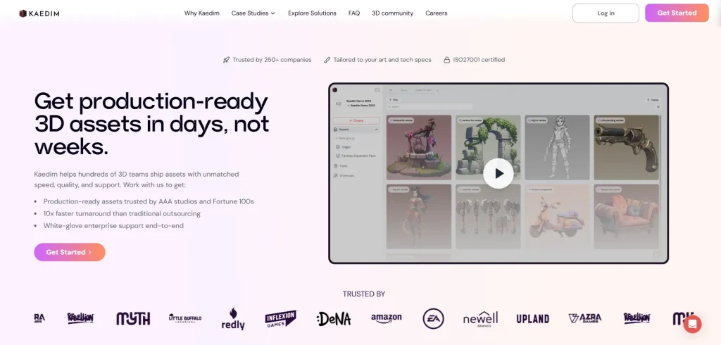 Kaedim Homepage
