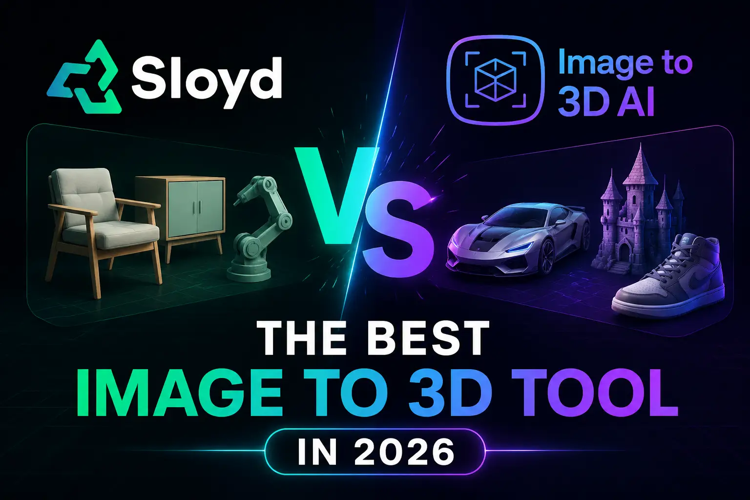 Sloyd vs Image to 3D AI: Which AI 3D Model Generator is Better?