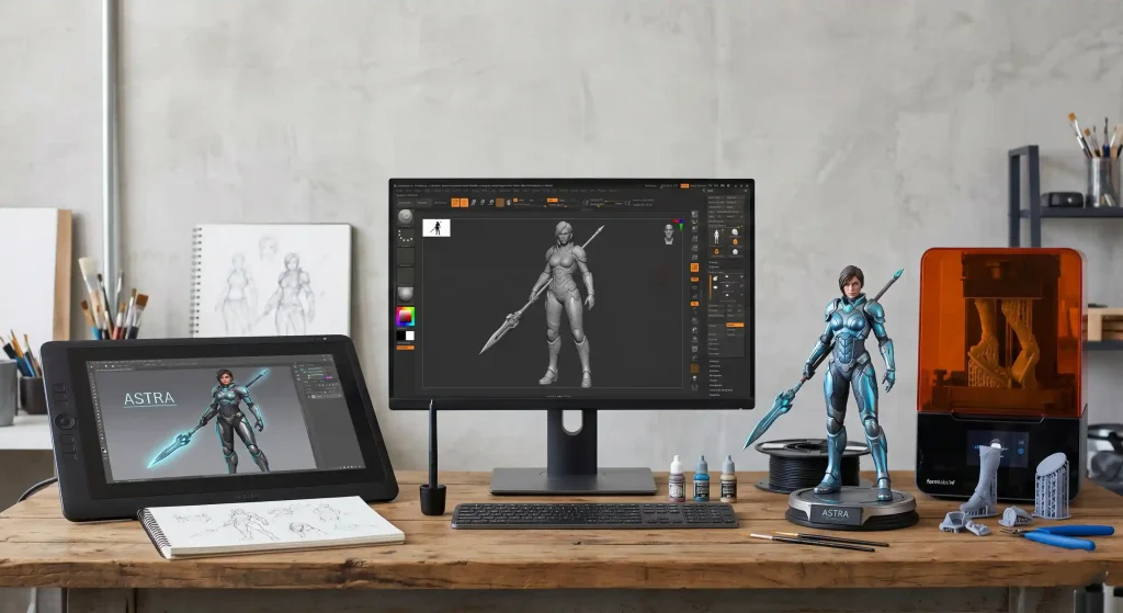 Turning Character Art into a Collectible Figure