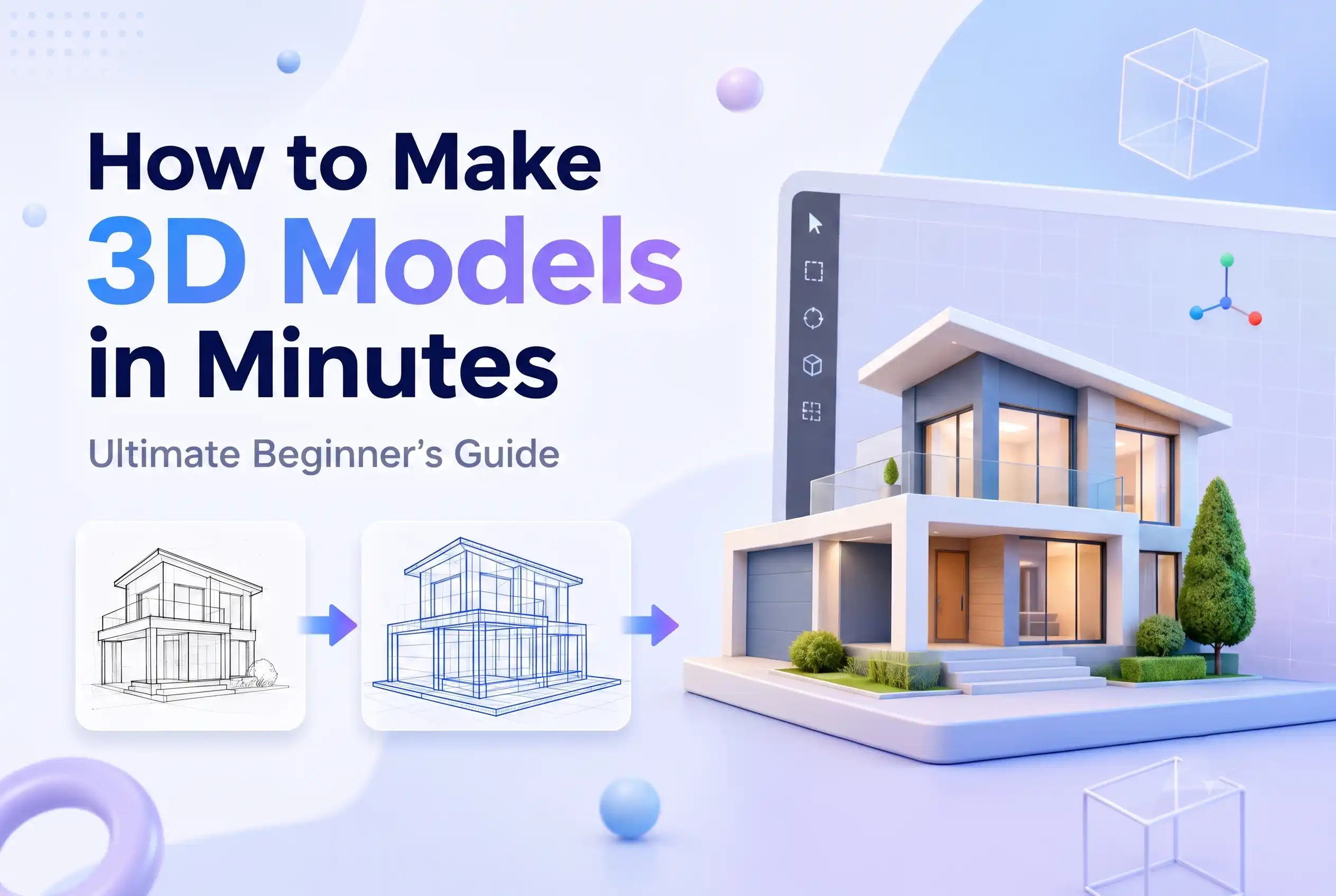 How to Make 3D Models in Minutes (Ultimate Beginner’s Guide)