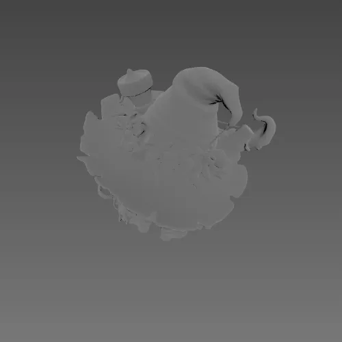 3D model generated by AI3DGen from a 2D image