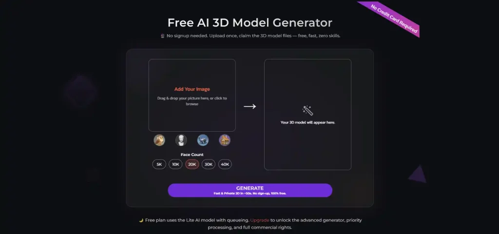 AI3DGen 3D model generation workflow
