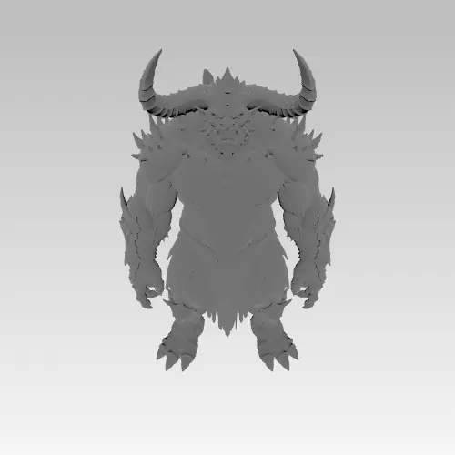 3D model generated from a single front image