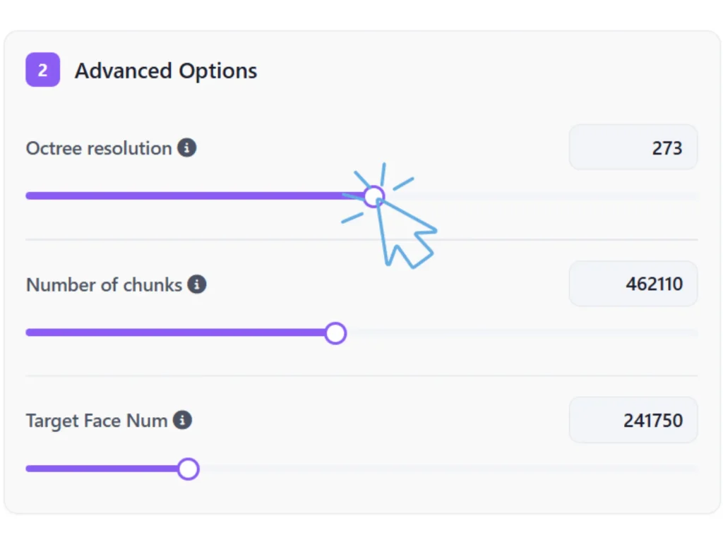 adjust advanced options
