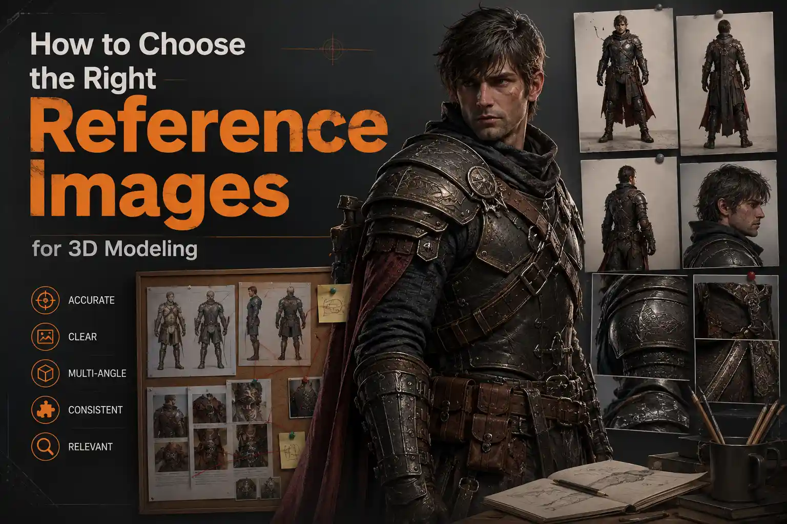 How to Choose the Right Reference Images for AI 3D Modeling
