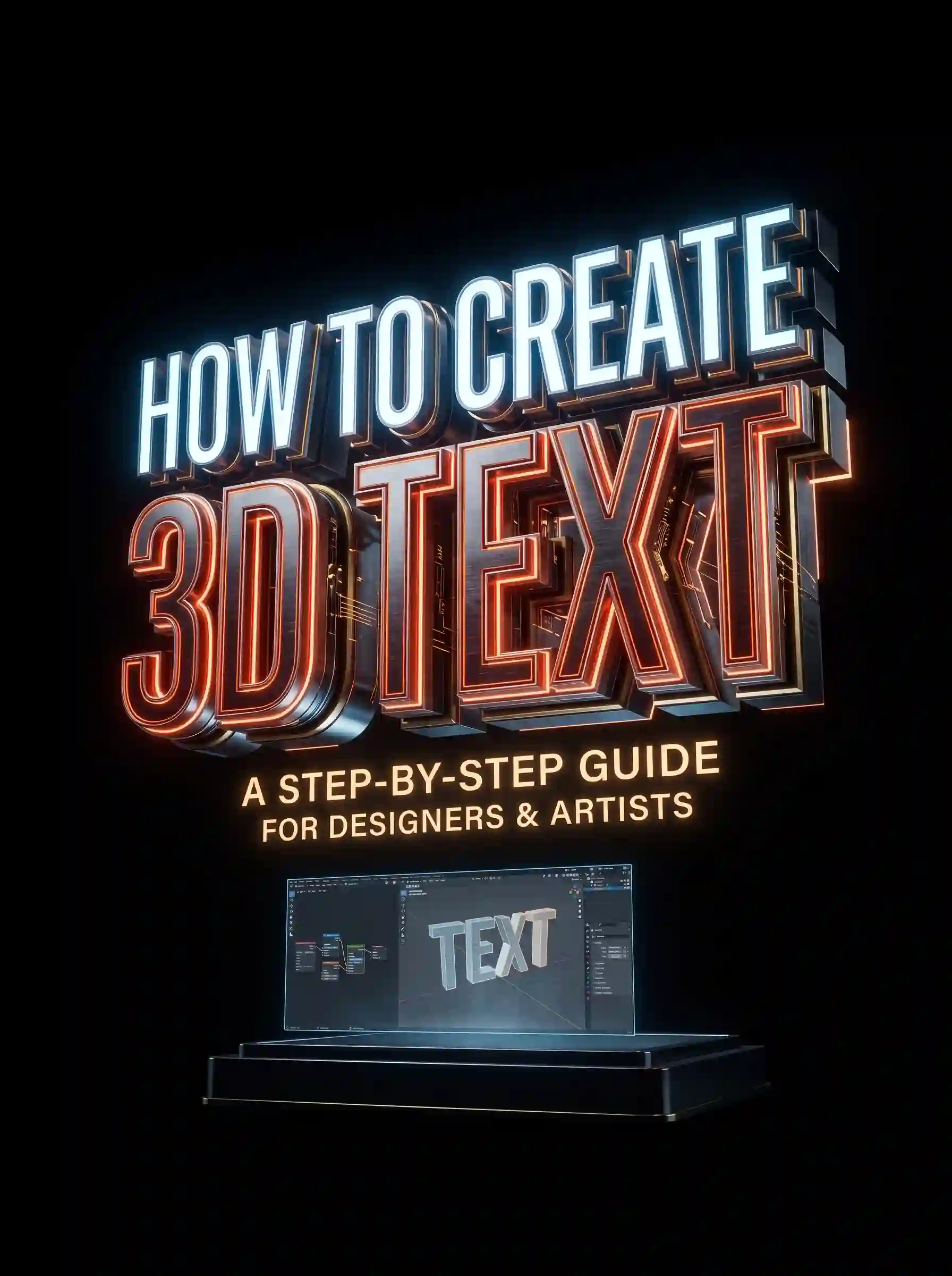 how to create 3d text online