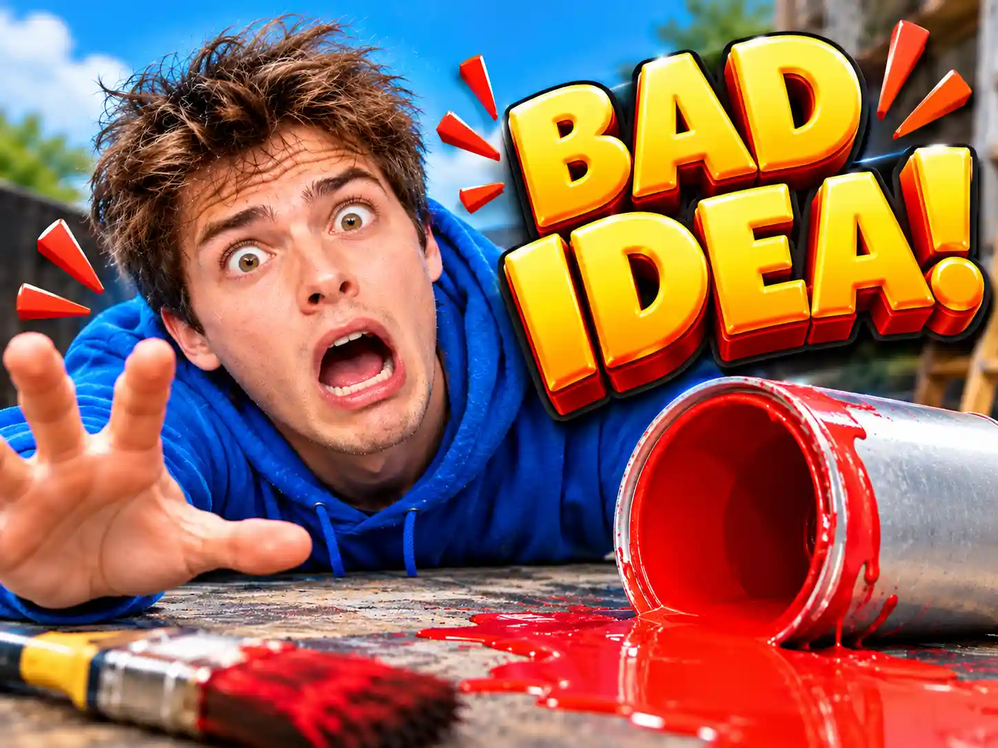 3d text youtube thumbnail