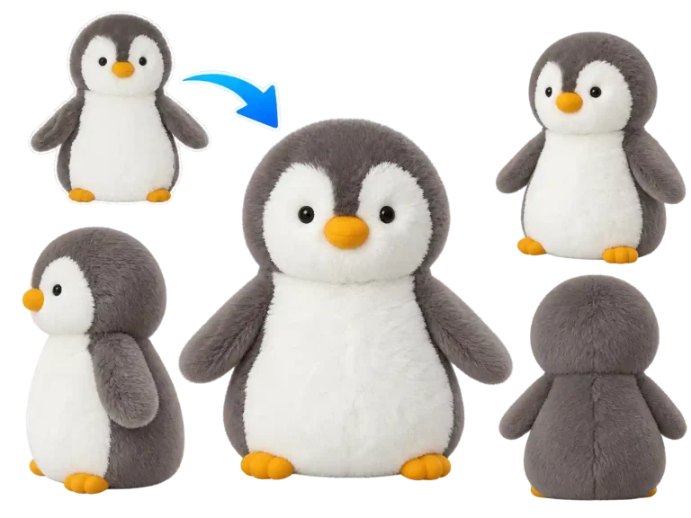 multi-view to 3d model